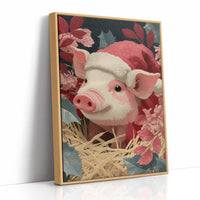 Piglet in Holiday Bloom