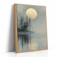 Bare Trees, Wide Water Moon