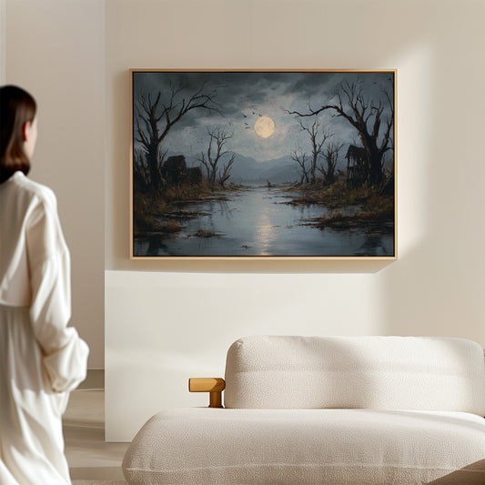 Moonlit Reflections on Forgotten Lands