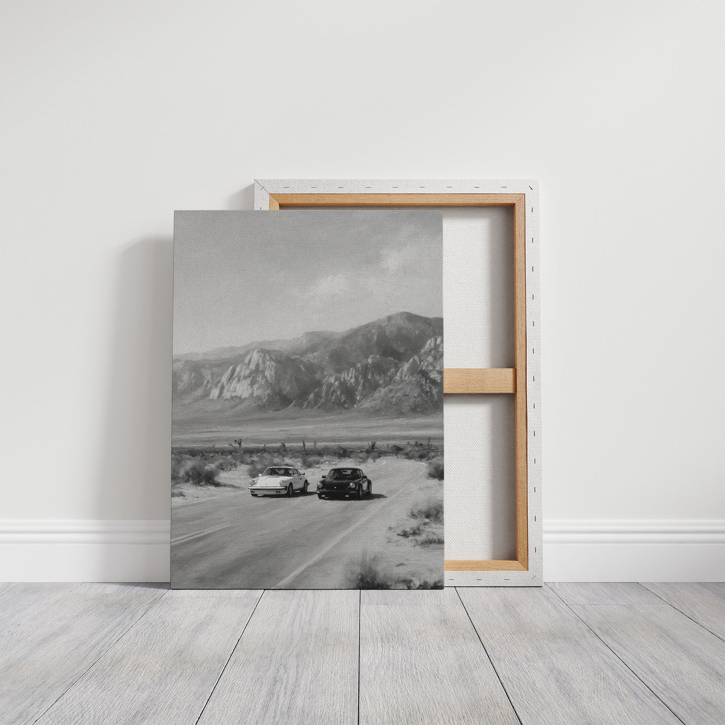 Desert Roads and Distant Peaks