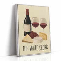 Wine & Cheese, Painted