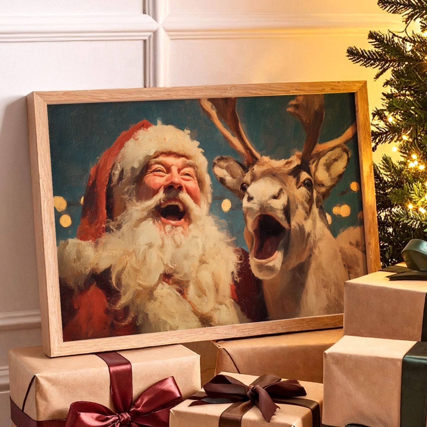 Laughter Shared Between North Pole Friends