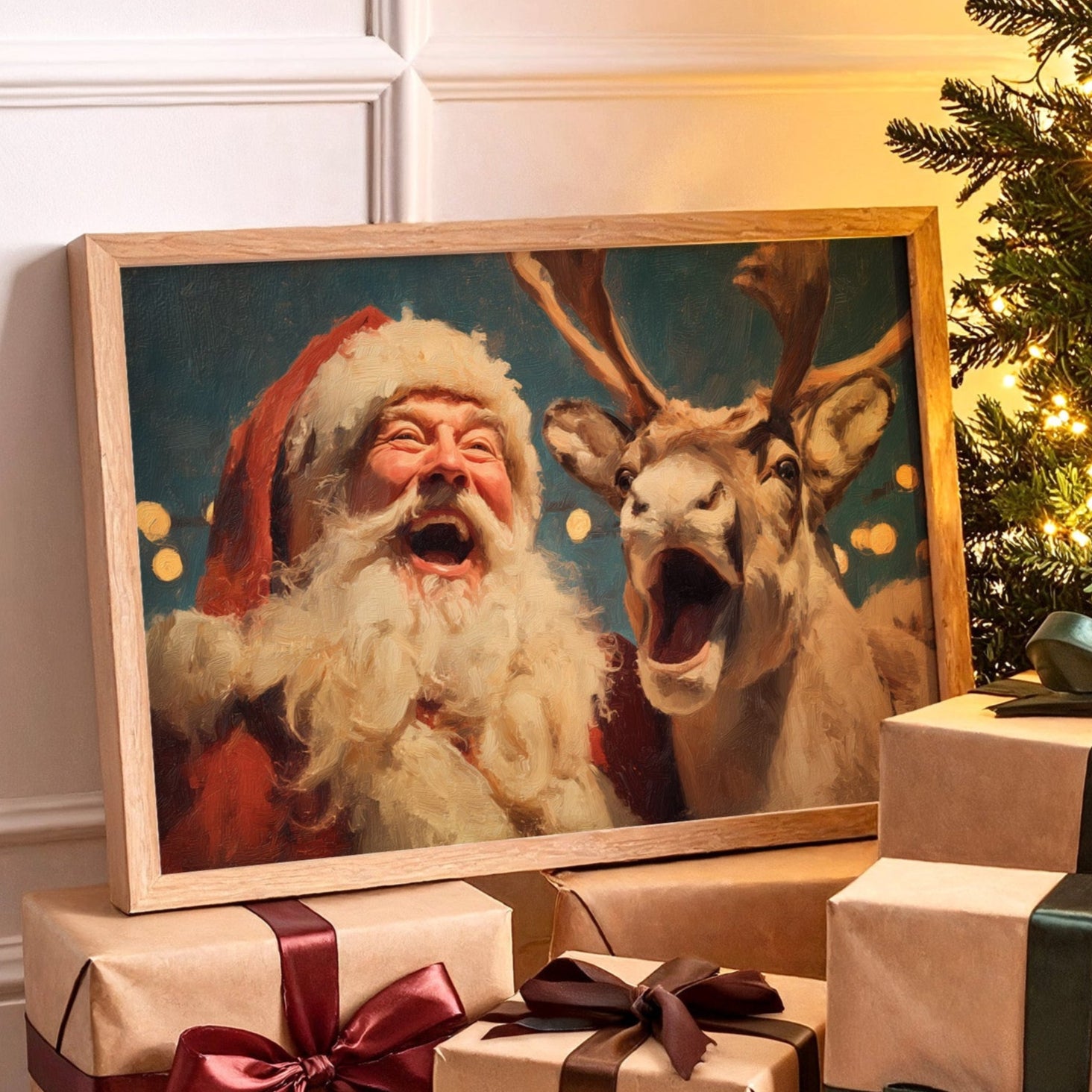 Laughter Shared Between North Pole Friends