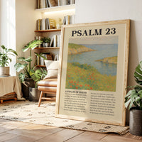 Psalm 23 Coastal Peace Print