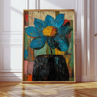 Blue Petals Paint Their Story