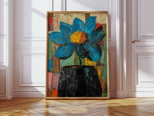 Blue Petals Paint Their Story