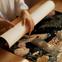 Fawn Bones Among Garden Blooms