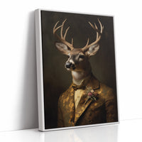 Noble Stag In Gilded Attire