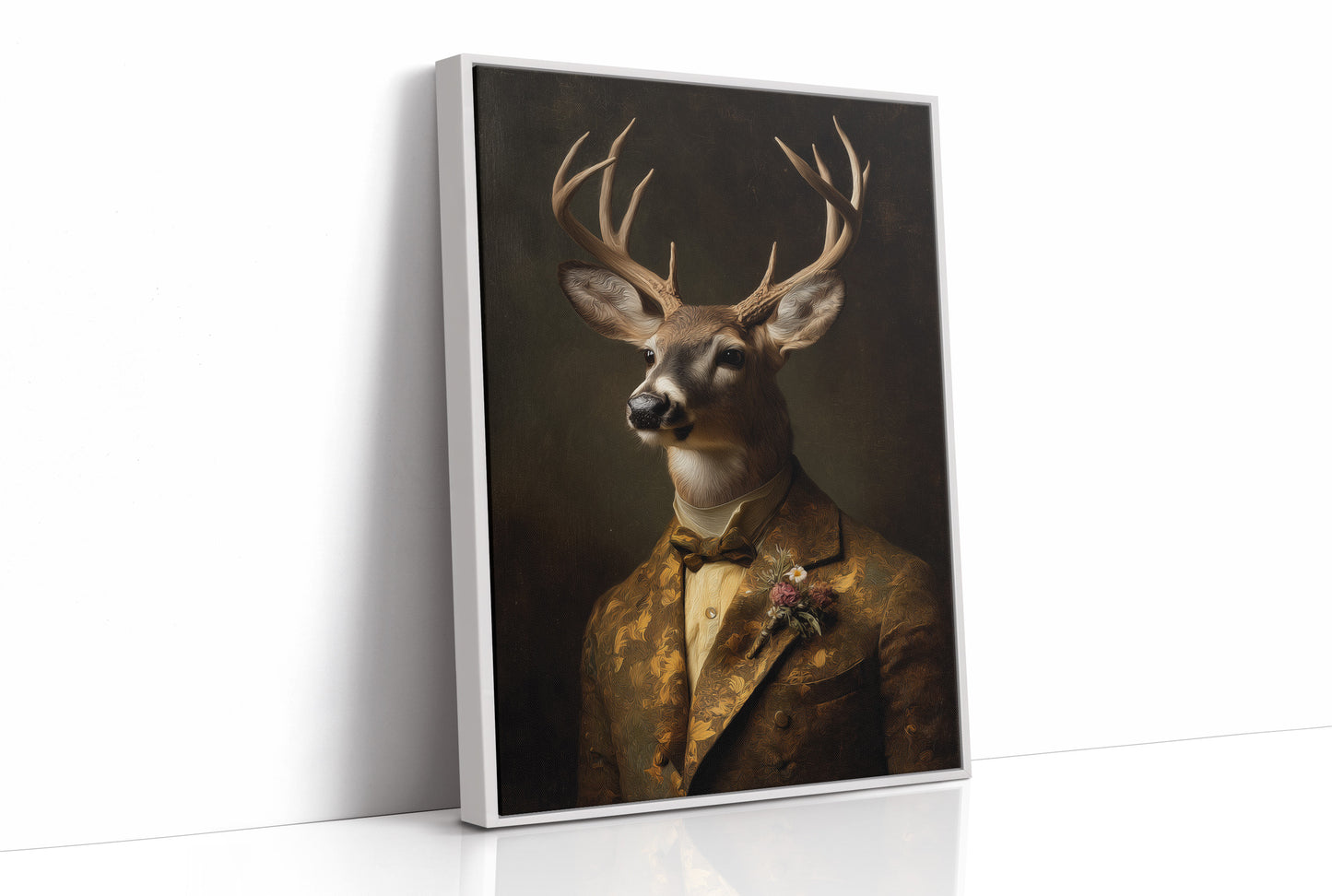 Noble Stag In Gilded Attire