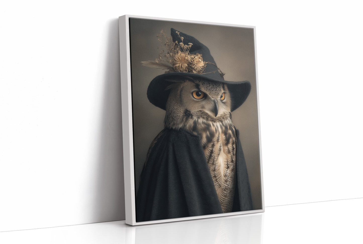 Midnight Sage With Amber Eyes