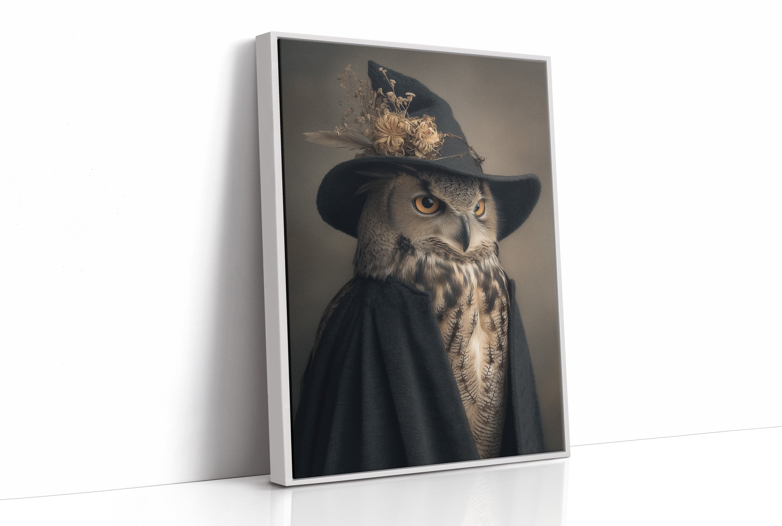 Midnight Sage With Amber Eyes