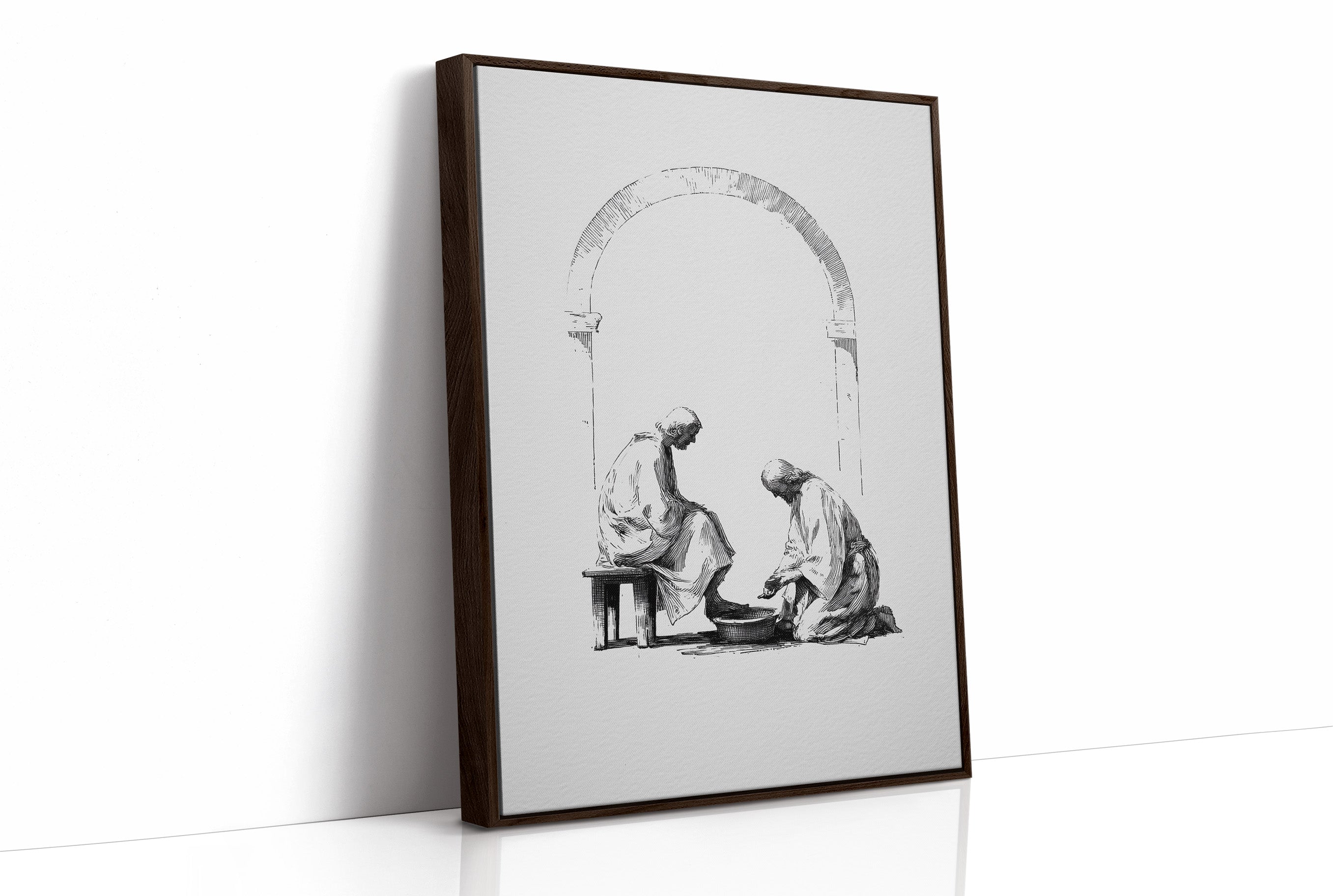 Humble Service Beneath Ancient Arches