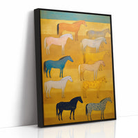 Wild Horses Meet The Golden Hour