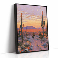 Sundown Ride Through the Saguaro