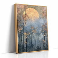 Autumn Gold Beneath the Harvest Moon