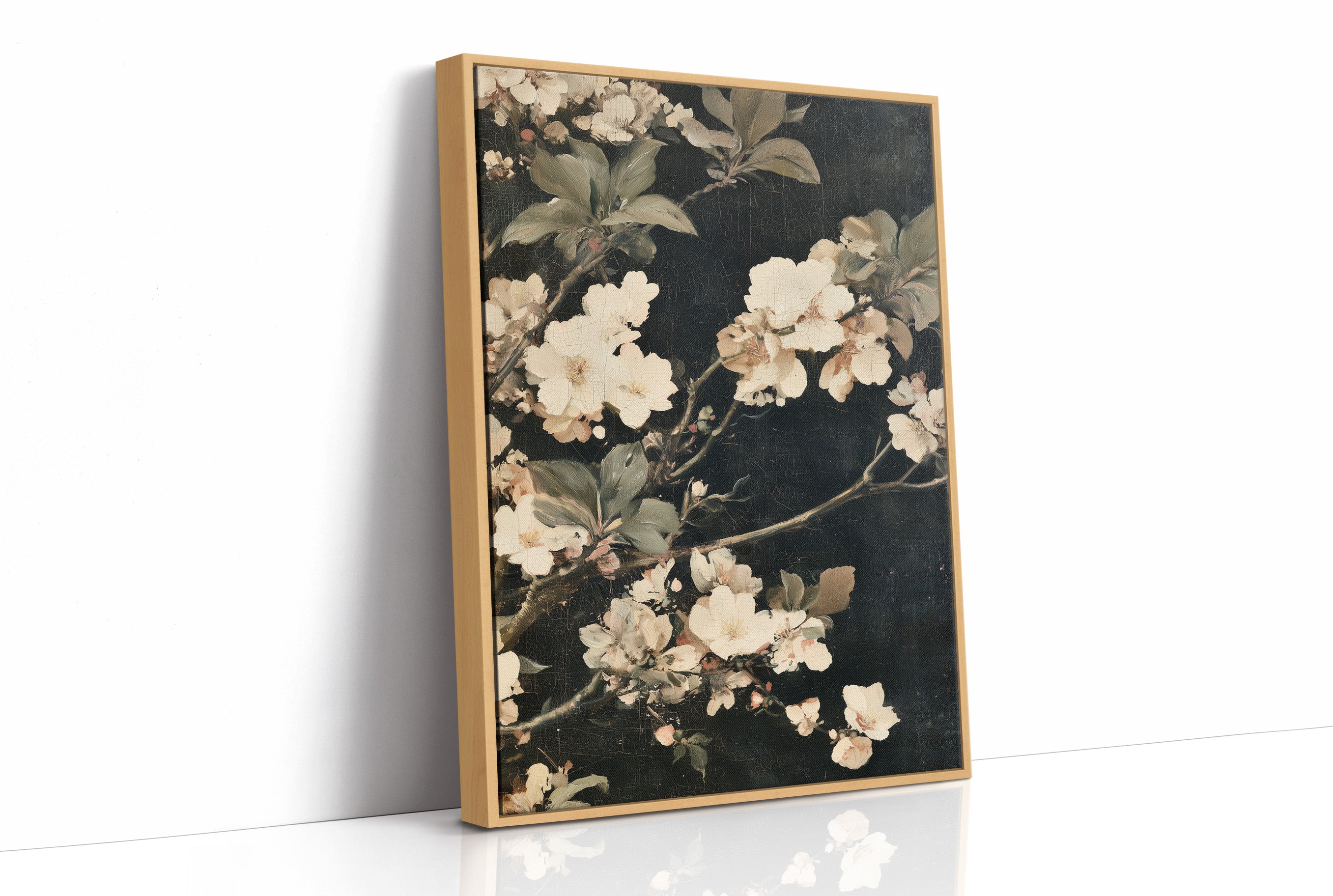 Midnight Blossoms: Ivory & Shadow