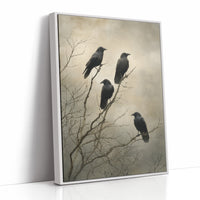 Ravens Hold The Barren Branch