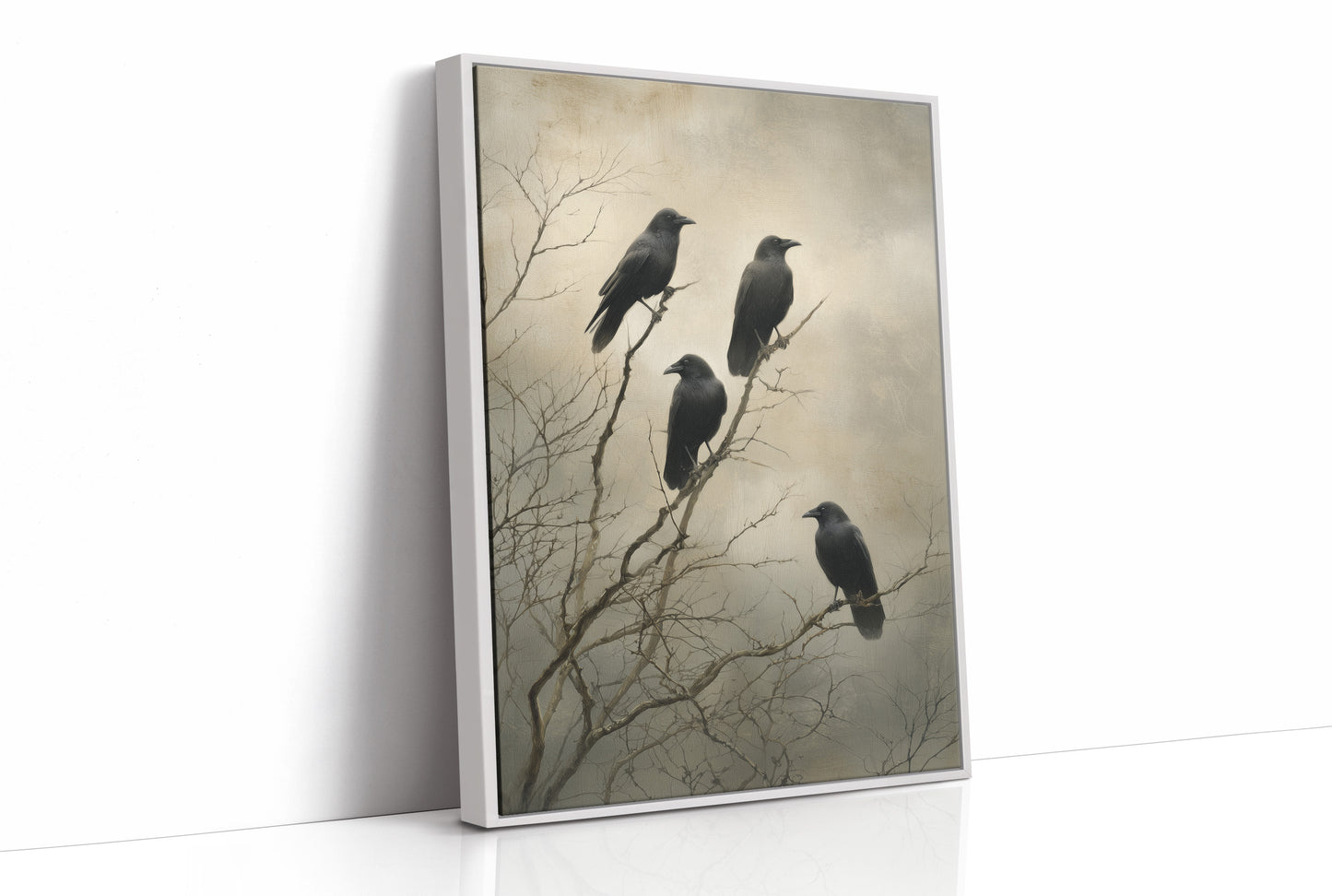 Ravens Hold The Barren Branch
