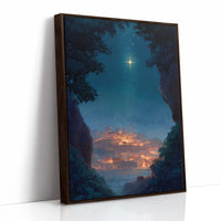 Celestial Guardian Illuminates Ancient Haven