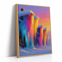 Icicles at Golden Hour