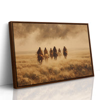 Riders Beneath Amber Skies