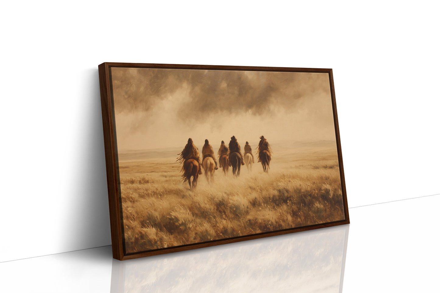Riders Beneath Amber Skies