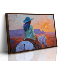 Wild Horses Chase Desert Sunsets