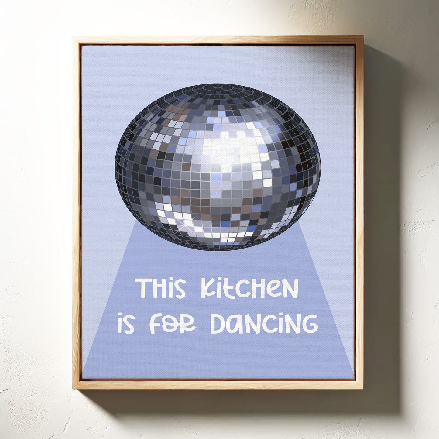 Moonlight Spins Through Kitchen Windows