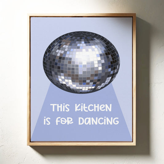 Moonlight Spins Through Kitchen Windows