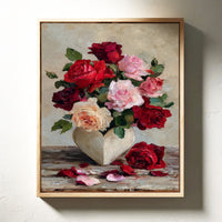 Hearts Bloom in Silent Elegance