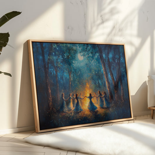 Moonlit Dance In Ancient Woods
