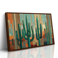 Desert Sentinels In Gilded Light