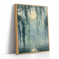 Moonrise Through the Moss Curtain