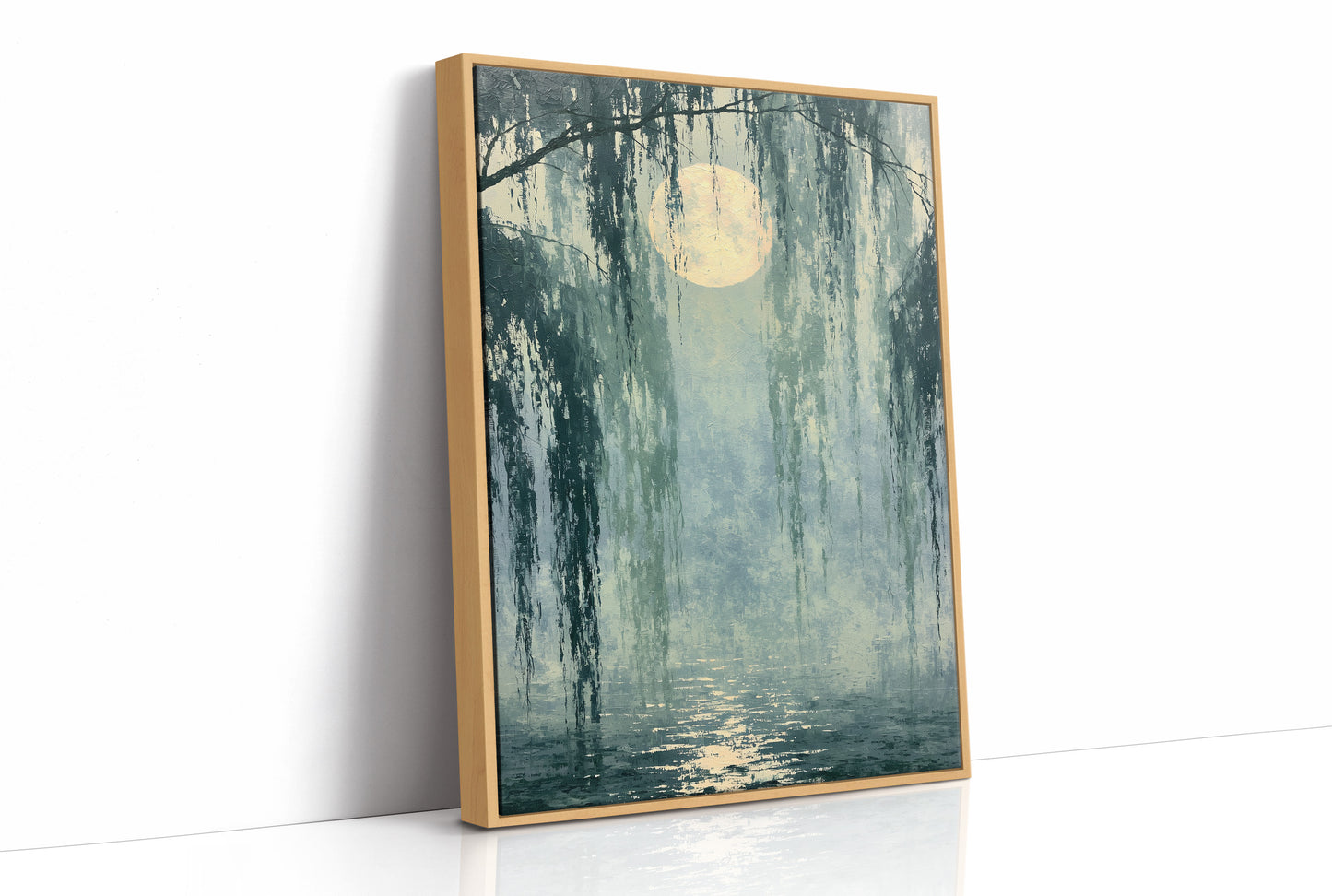 Moonrise Through the Moss Curtain
