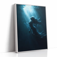 Beneath Rays In Azure Depths