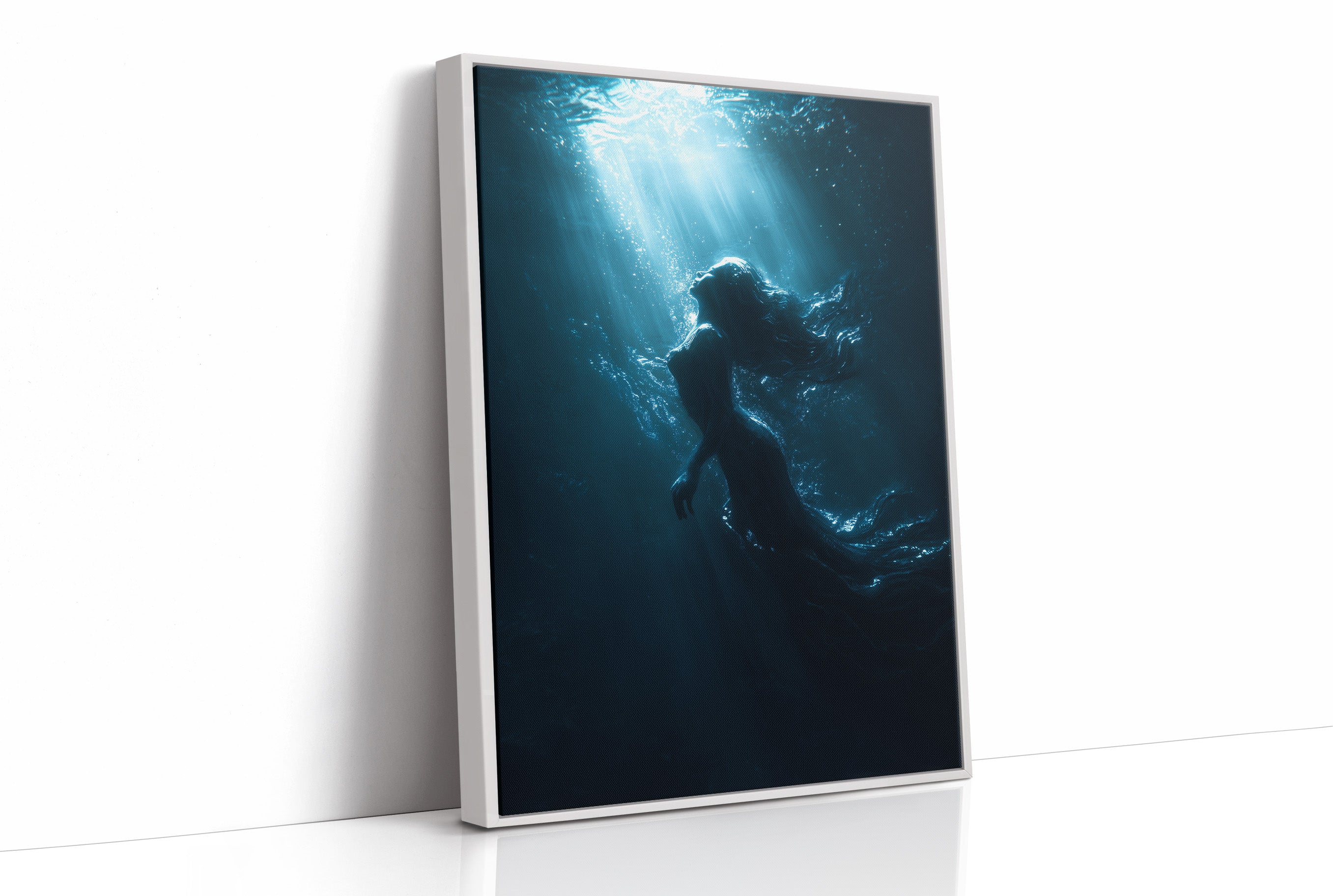 Beneath Rays In Azure Depths