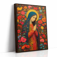 Poppy Garden Prayer in Vibrant Devotion