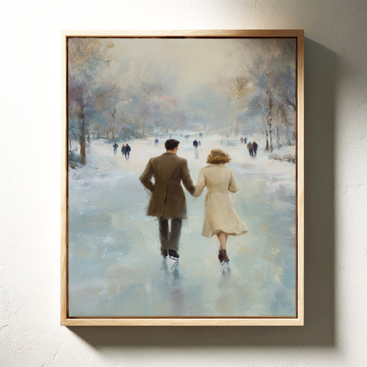 Winter Stroll on Ice