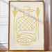 Golden Harvest In Simple Lines