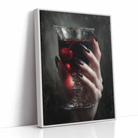 Crimson Secrets In Crystal Glass