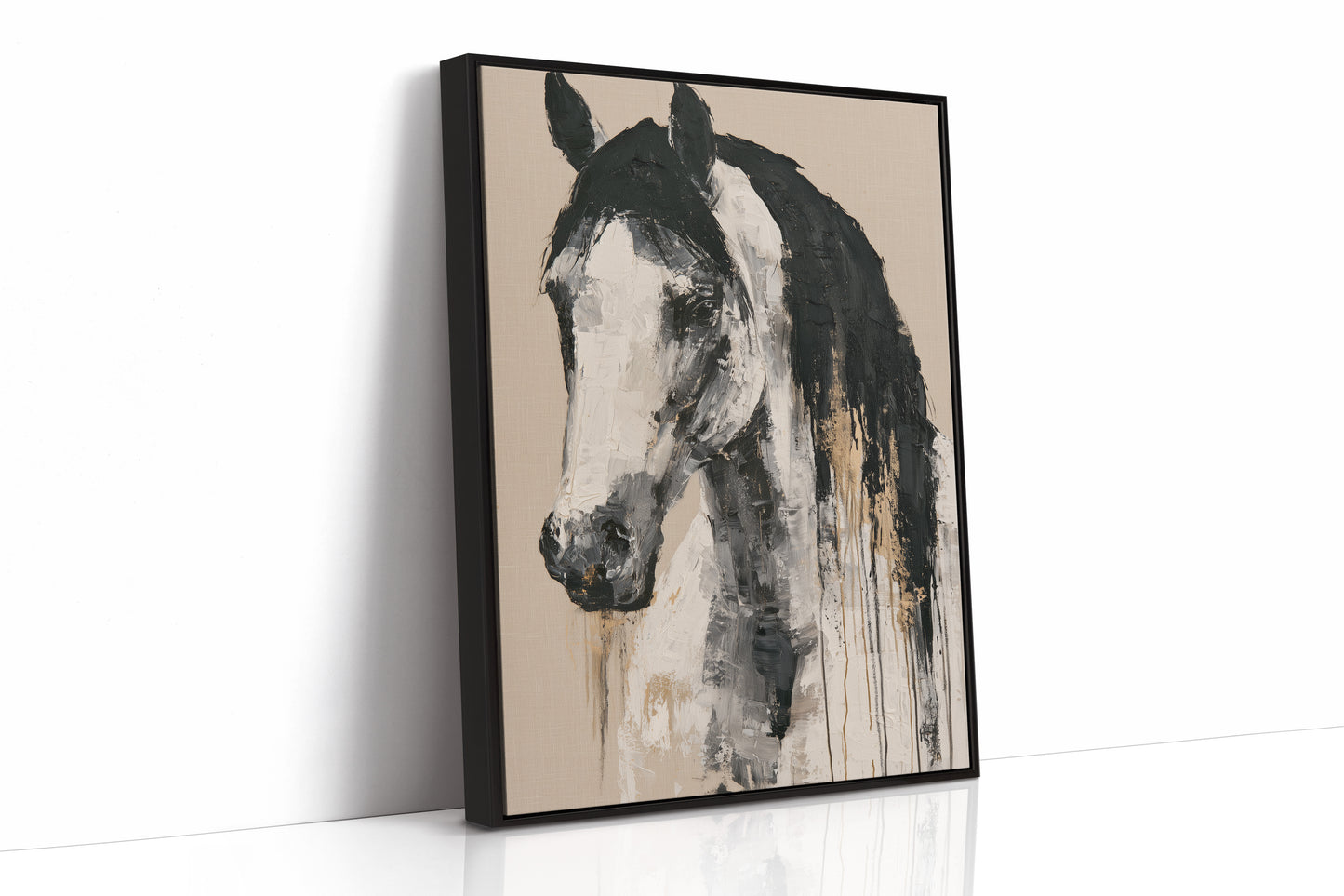Drip Painted Stallion Study