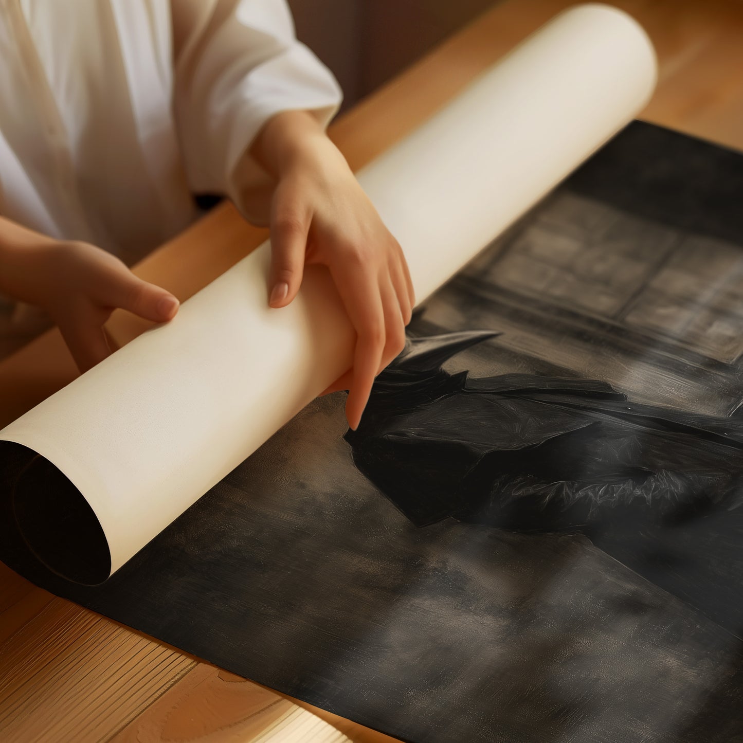 Plague Doctor Awaits Dawn's Call