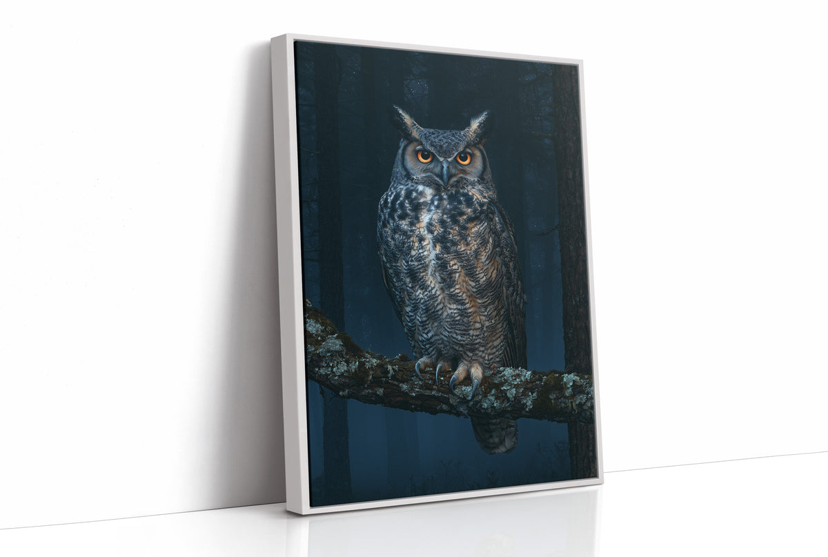 Great Horned Owl Night Portrait