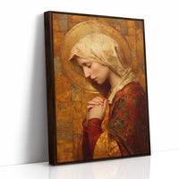 Golden Devotion in Crimson Light