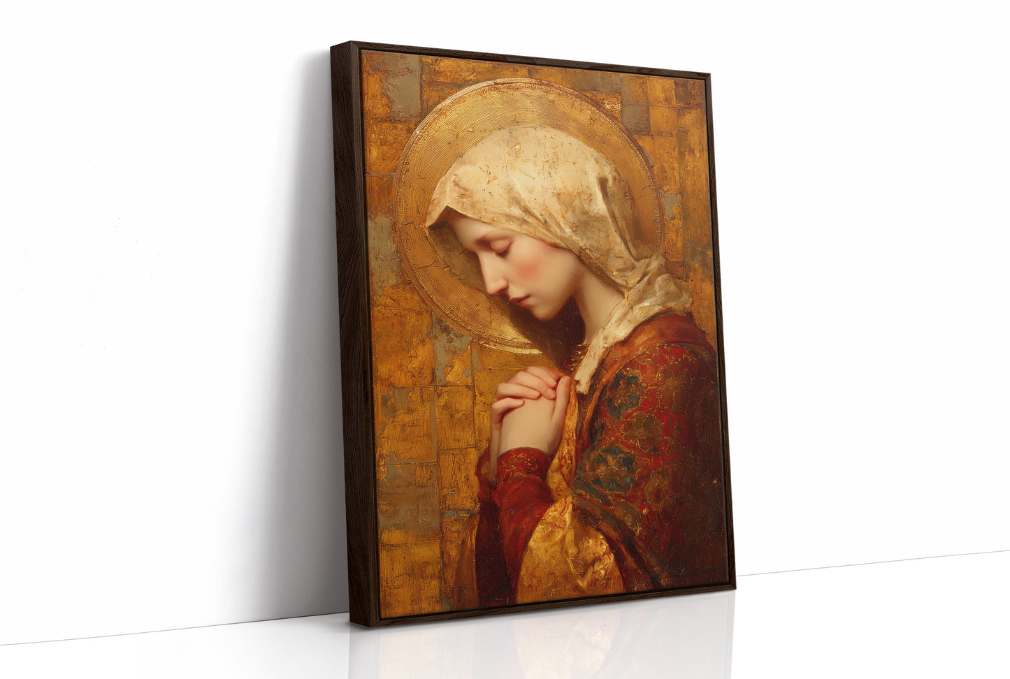 Golden Devotion in Crimson Light
