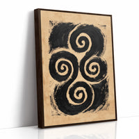 Bold Spiral Harmony Abstract