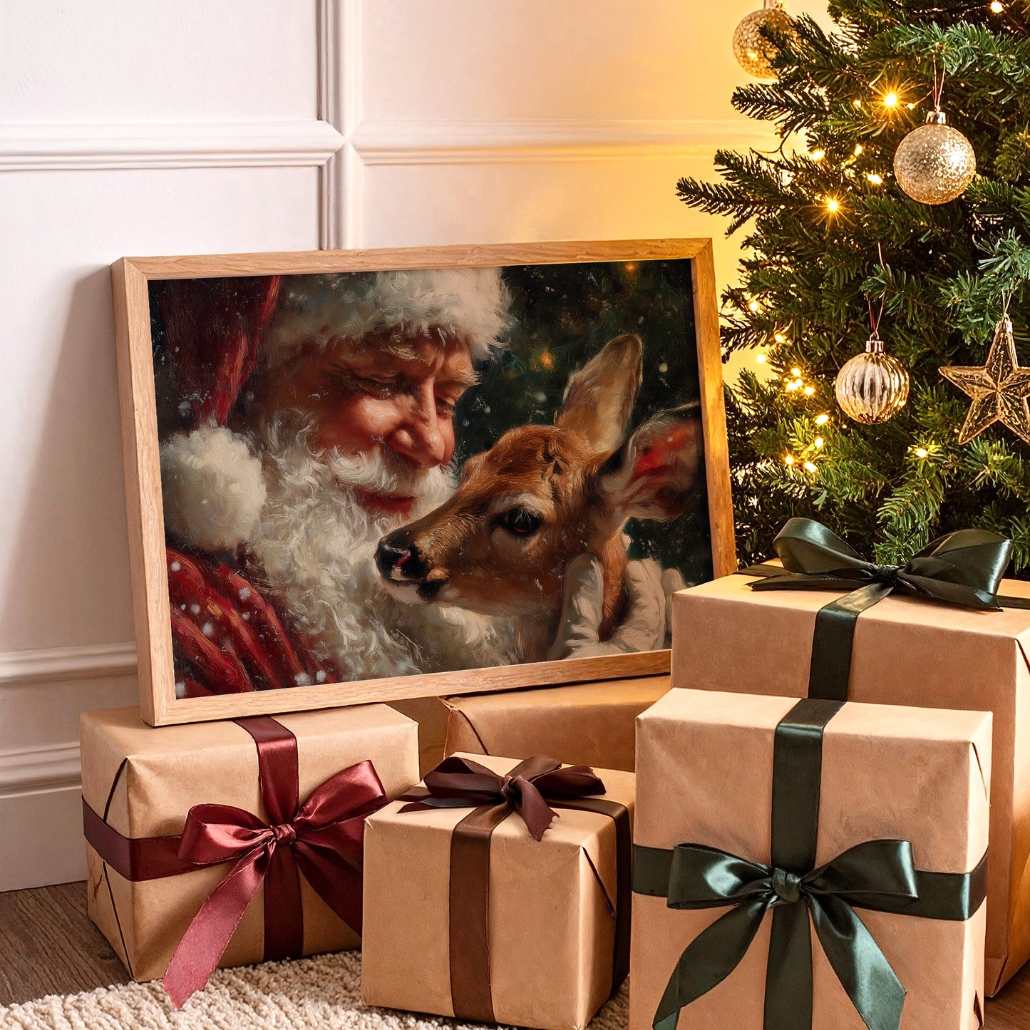 Winter Magic Finds Forest Friends