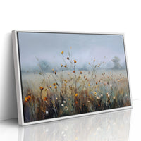 Wildflowers in the Morning Mist