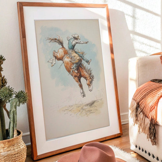 Wild Bronco Writes Sky Poetry