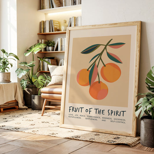 Fruit of the Spirit Citrus Branch Print